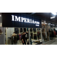 Световая вывеска "Imperia Furs" Световая вывеска "Imperia Furs"