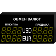 Информационные LED табло (пункты обмена валют)